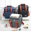 Double-layer insulated lunch bag