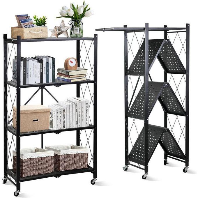 Kitchen Rack 4 Layers - Black (Multifactional)