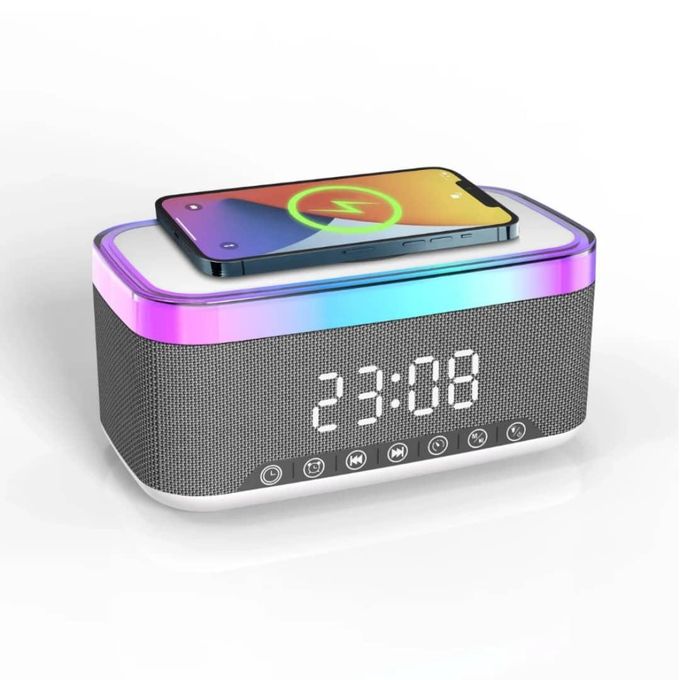 Smart 3-in-1 LED Bluetooth Speaker & Wireless Charging Station