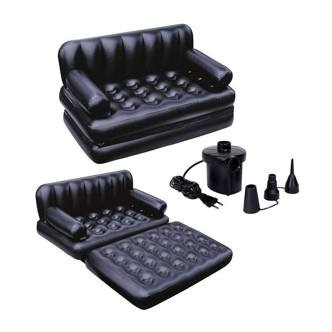 5-in-1 inflatable sofa bed