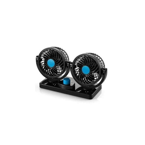 12V dual-head car cooling fan