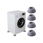 4pcs Anti Vibration Feet Pads Rubber Mat Slips Silent Universal Washing Machine Refrigerator Support Dampers Stand