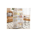 Baby Storage Rack Folding Trolley Landing Auxiliary Storage Racks And Shelving Simple Trolley Snack Toys Sundries Organize Cart