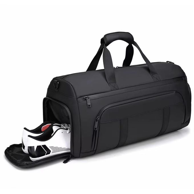 Travel Bag Sports Gym Bag Stylish Duffel Bag Polyester Fitness Bag With Shoe Storage