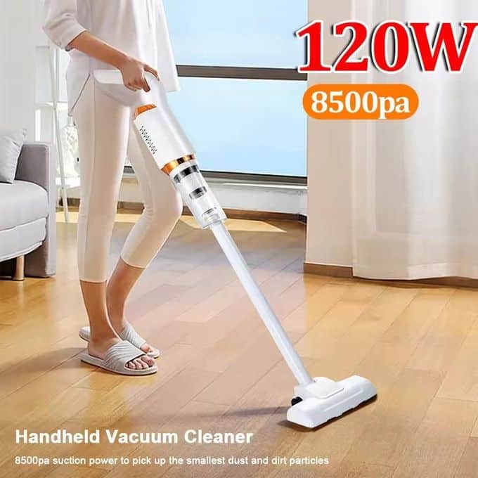 Ultra-Lightweight Cordless Stick Vacuum – Powerful Handheld & Floor Cleaner