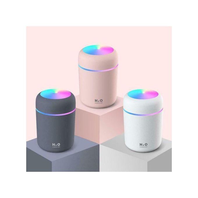 H2O Smart Nano-Mist Portable Humidifier with RGB Mood Lighting