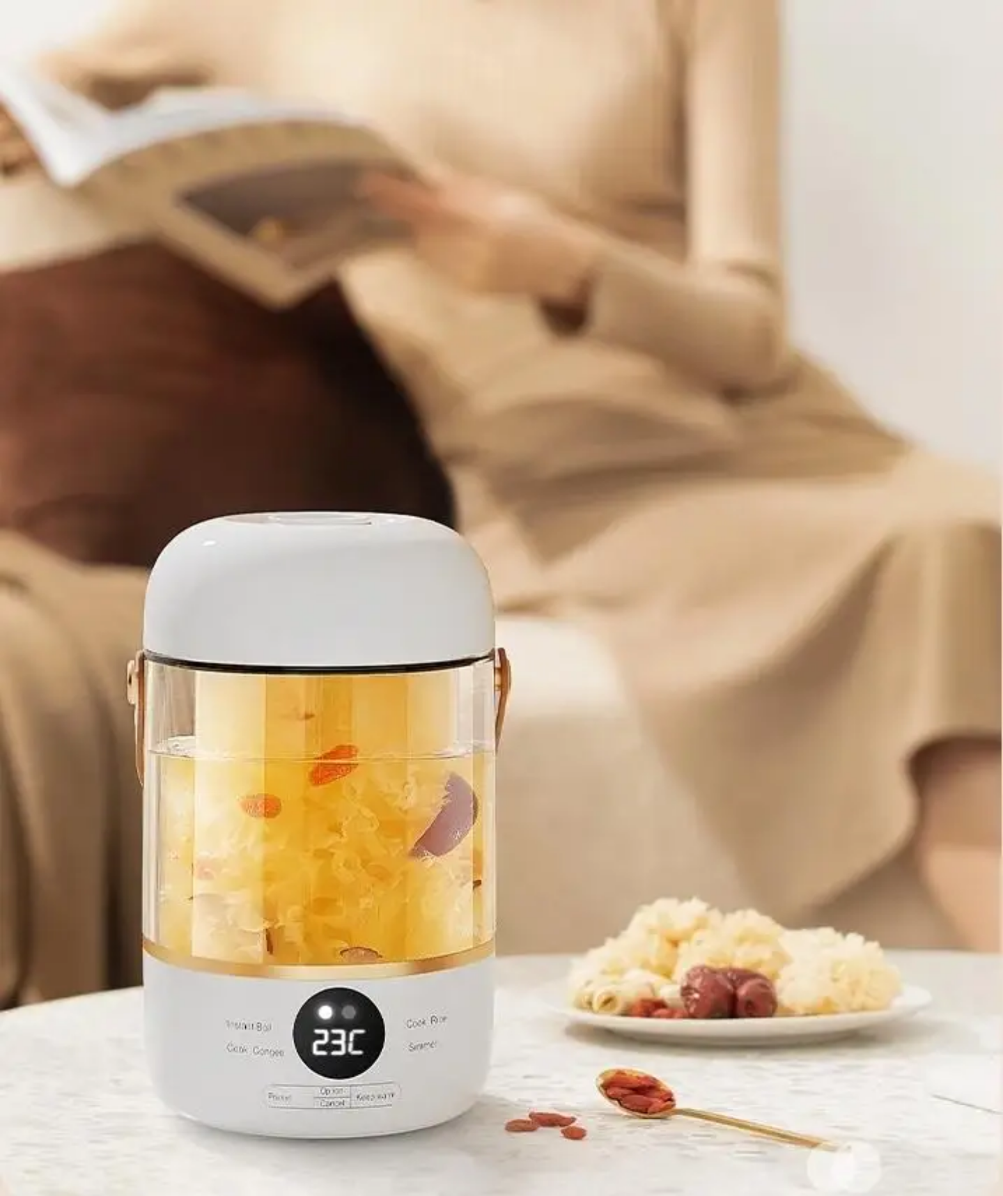 Multi-Functional Smart Electric Health Stew Pot & Portable Slow Cooker