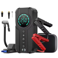 4-in-1 Portable Car Jump Starter, Tire Inflator & Power Bank