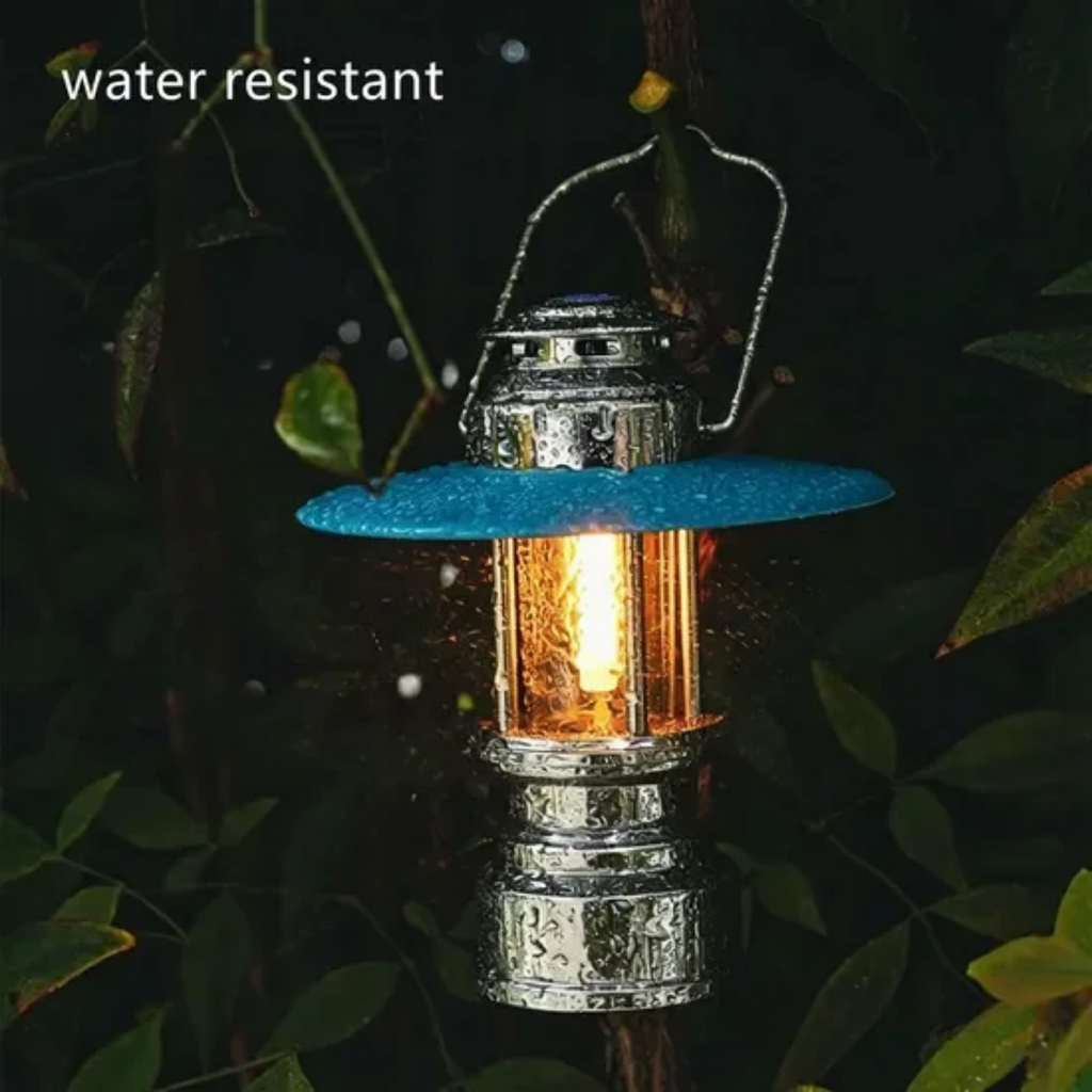 Chrome Pressure Mantle Hurricane Lantern & Storm Lamp