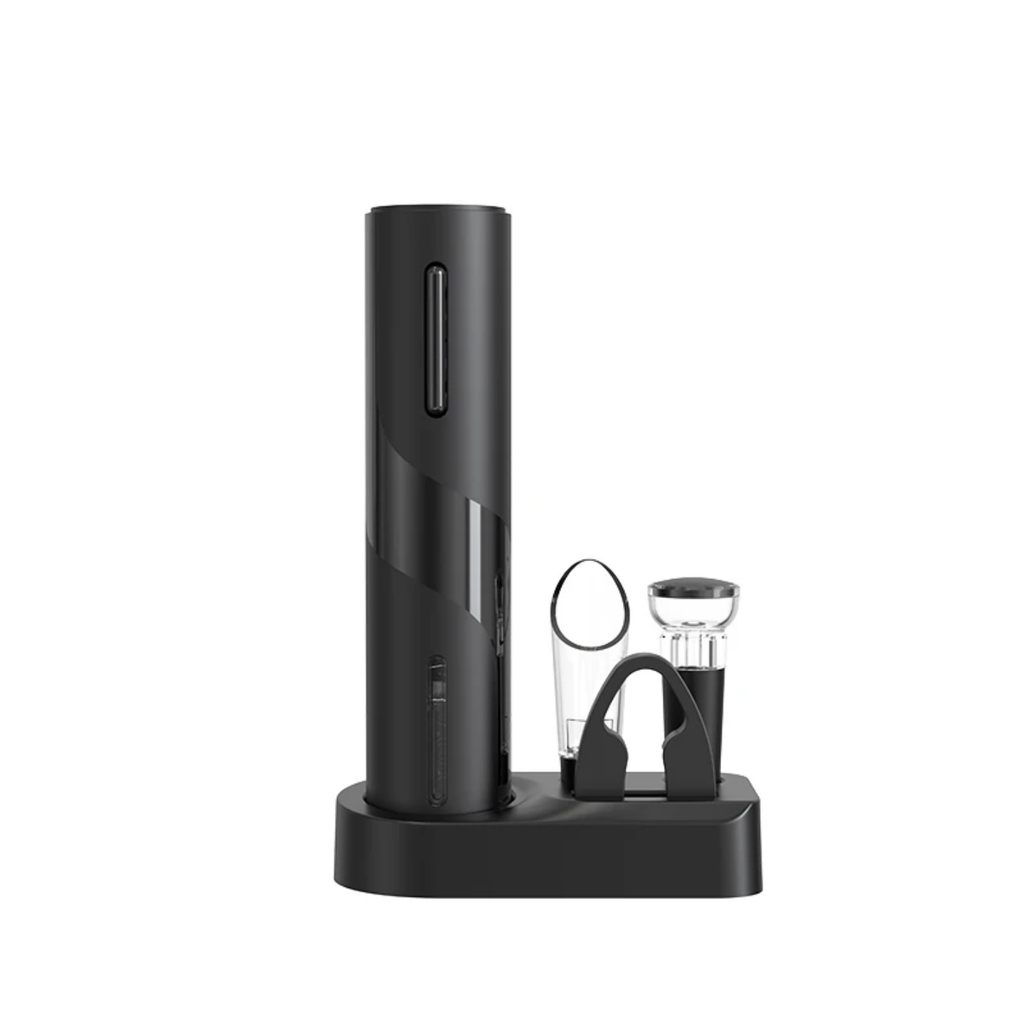 Electric Wine Opener & 5-Piece Accessory Gift Set