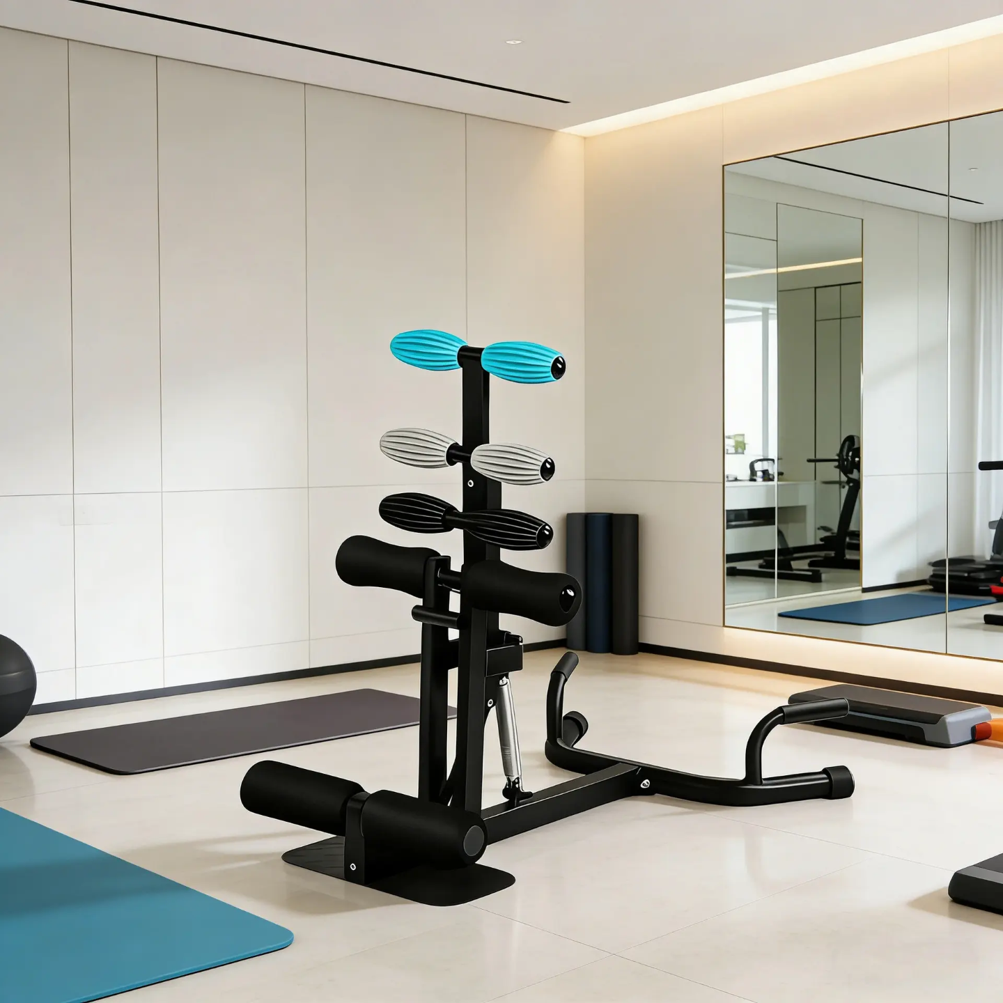 Multi-Functional Sissy Squat & Core Fitness Workout Station