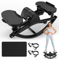 Core Twisting & Abdominal Exercise Machine with Resistance Bands