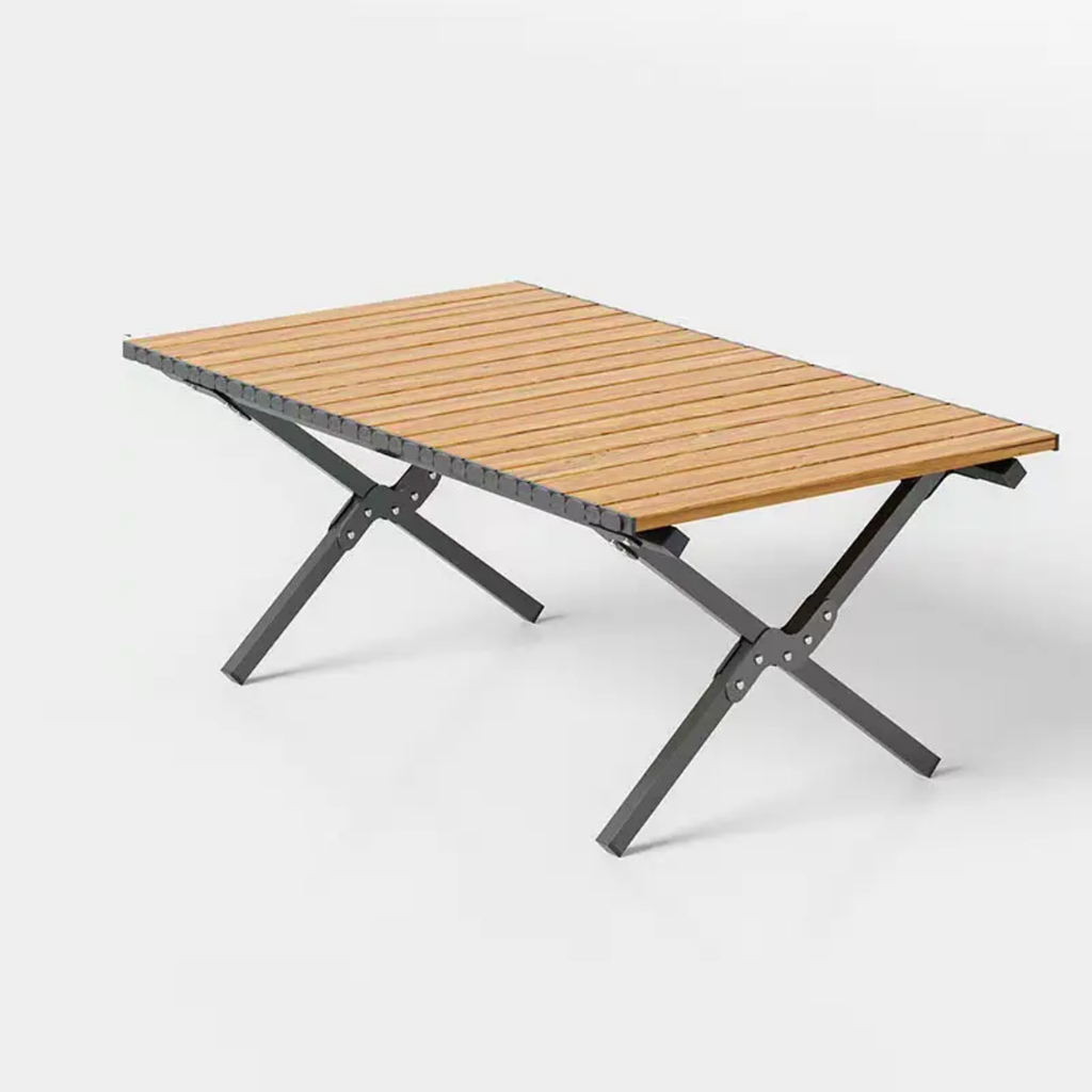 Foldable Wooden Outdoor Camping & Picnic Table (90cm x 60cm)