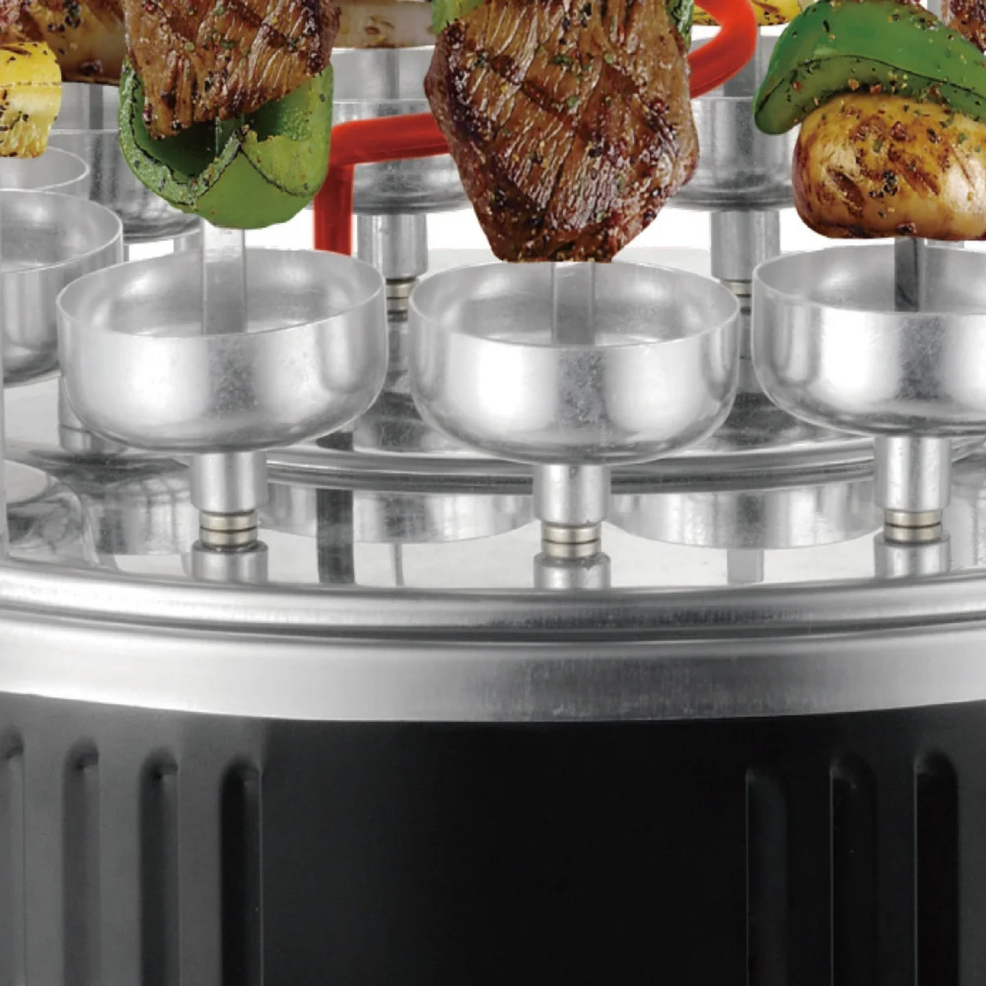 Vertical Electric Rotating Skewer & Barbecue Grill Machine