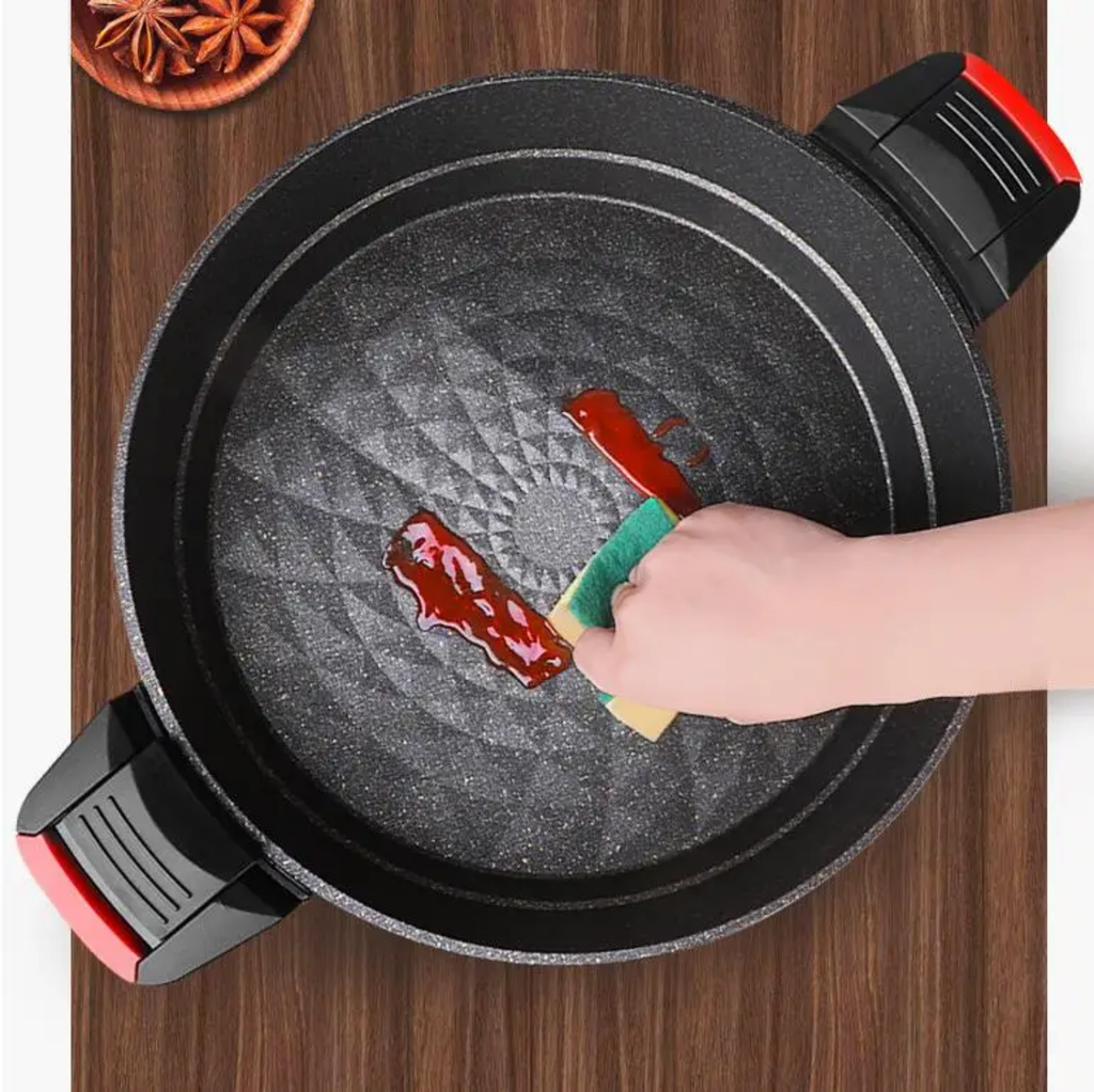 Multi-Functional Electric Hot Pot & Multi-Cooker with Steamer Tray