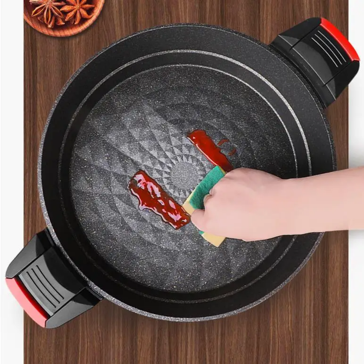 Multi-Functional Electric Hot Pot & Multi-Cooker with Steamer Tray