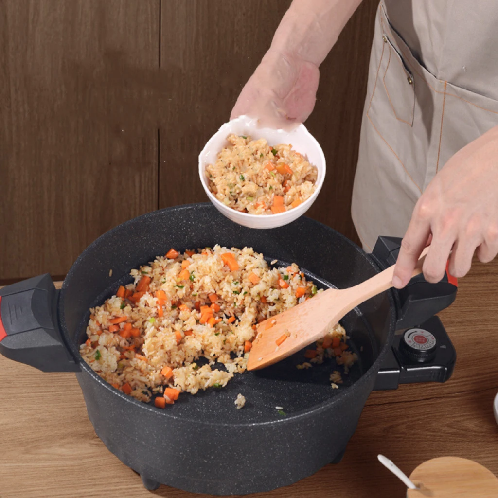 Multi-Functional Electric Hot Pot & Multi-Cooker with Steamer Tray