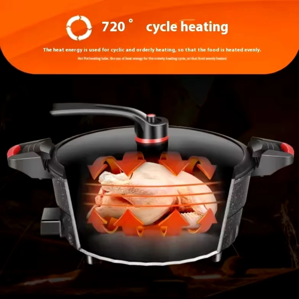 Multi-Functional Electric Hot Pot & Multi-Cooker with Steamer Tray