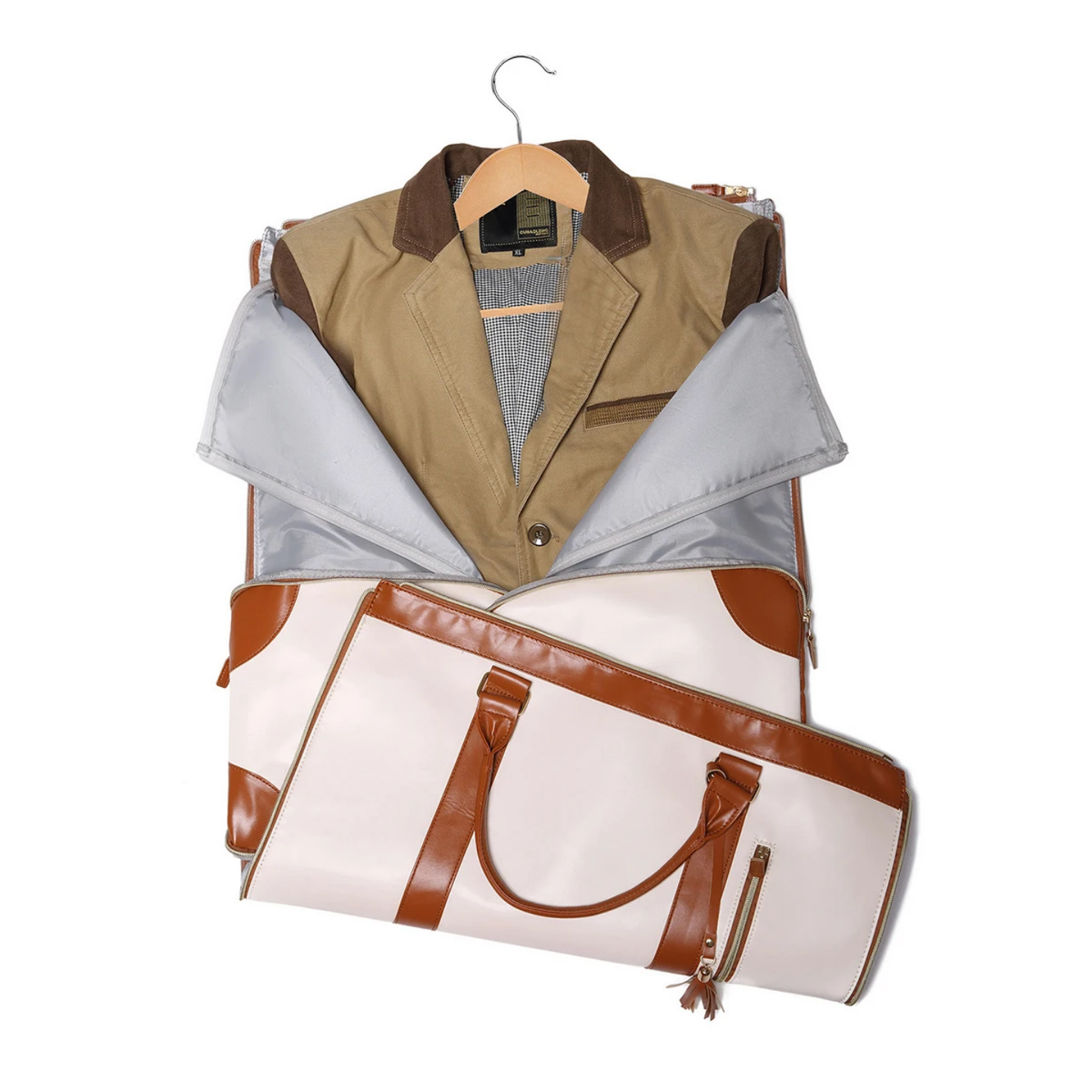2-in-1 Convertible Garment Duffel Bag & Travel Luggage