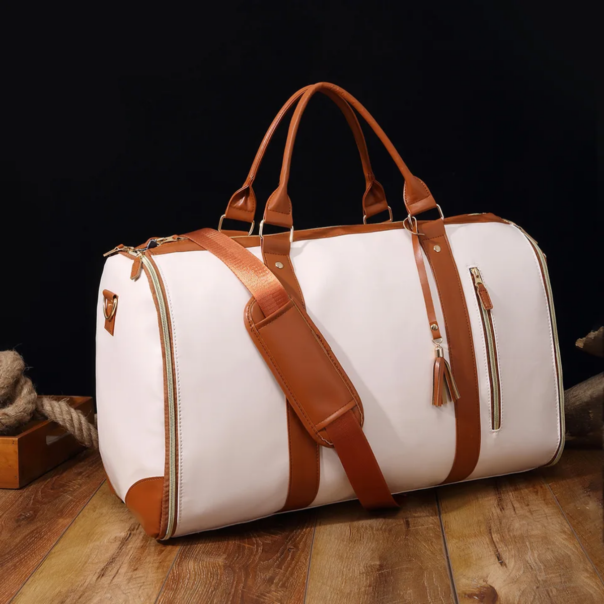 2-in-1 Convertible Garment Duffel Bag & Travel Luggage