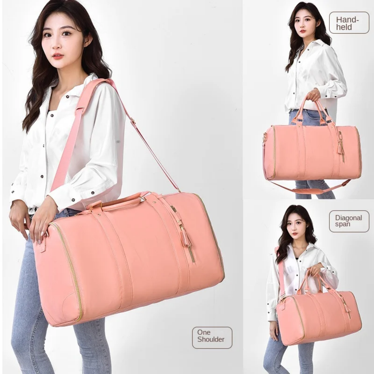 2-in-1 Convertible Garment Duffel Bag & Travel Luggage