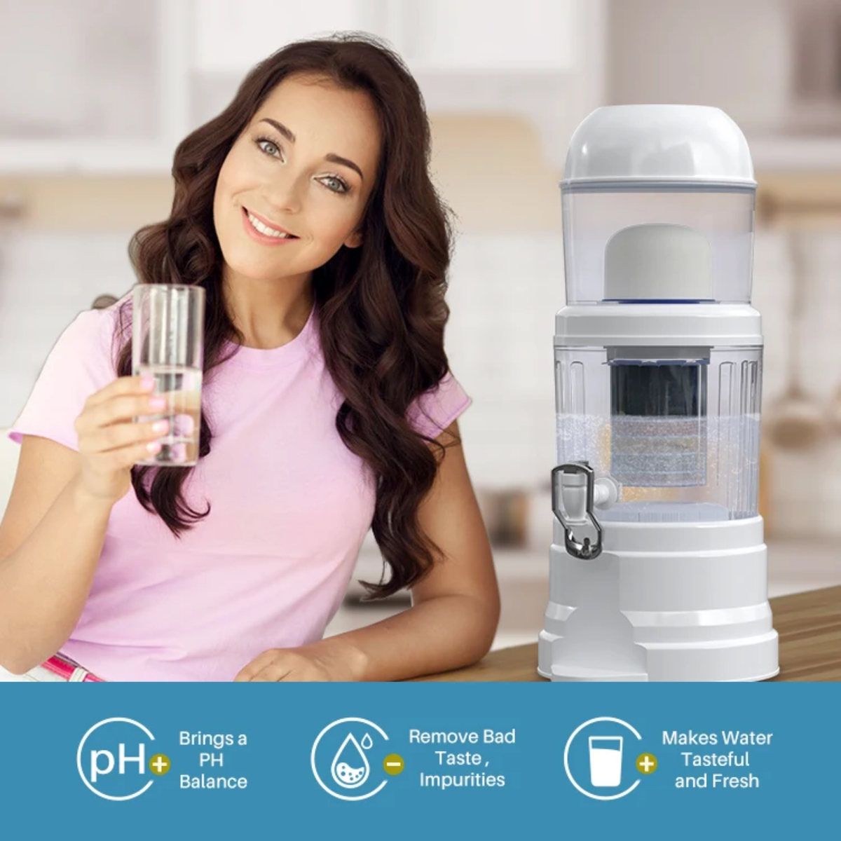 Countertop Mineral Water Purifier & Dispenser