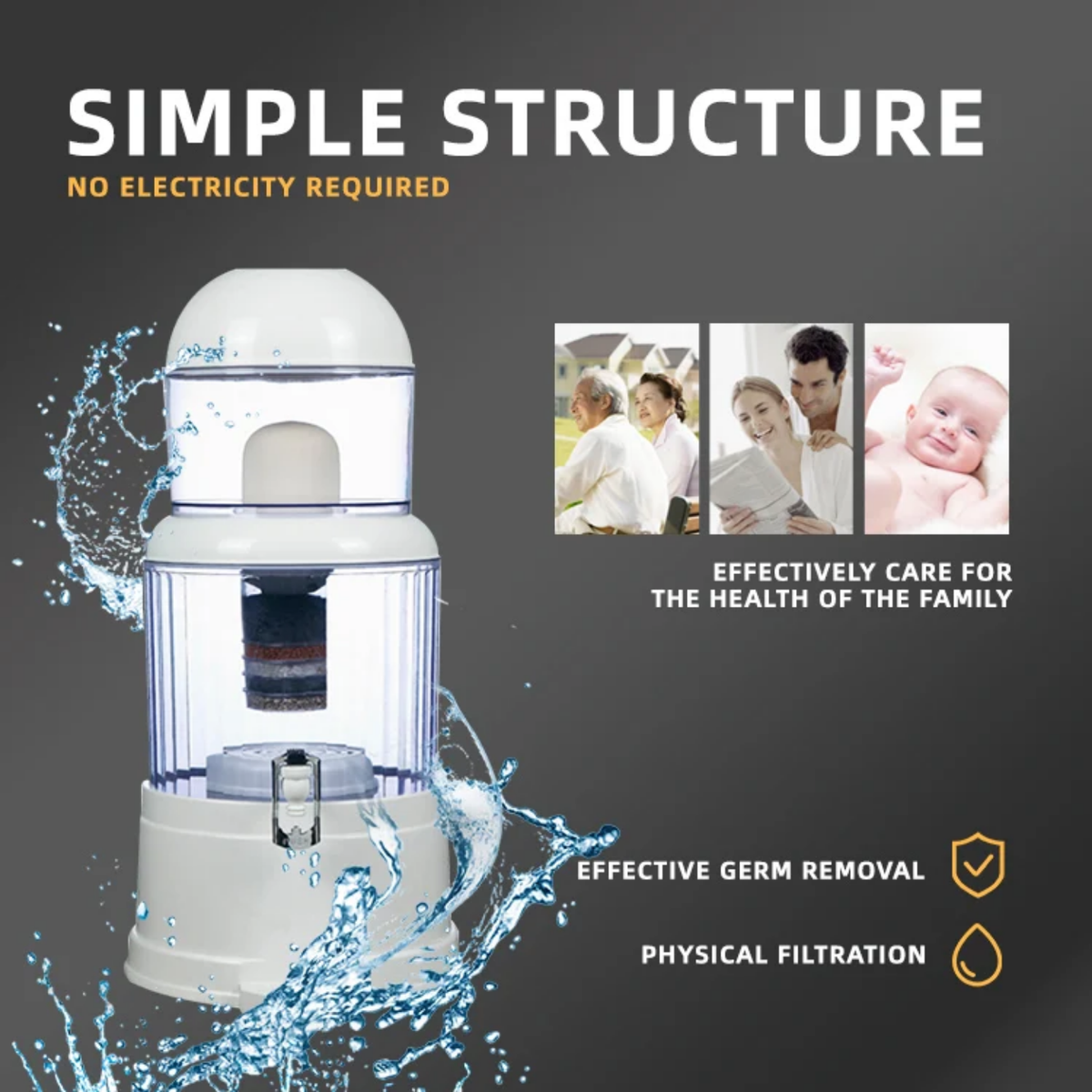 Countertop Mineral Water Purifier & Dispenser