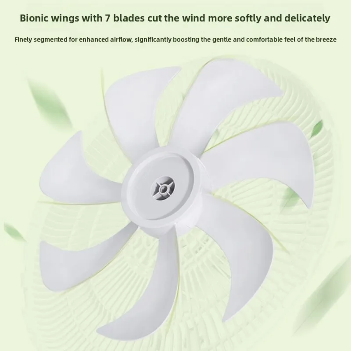 7-Leaf Soft Wind Remote Control Electric Floor Fan