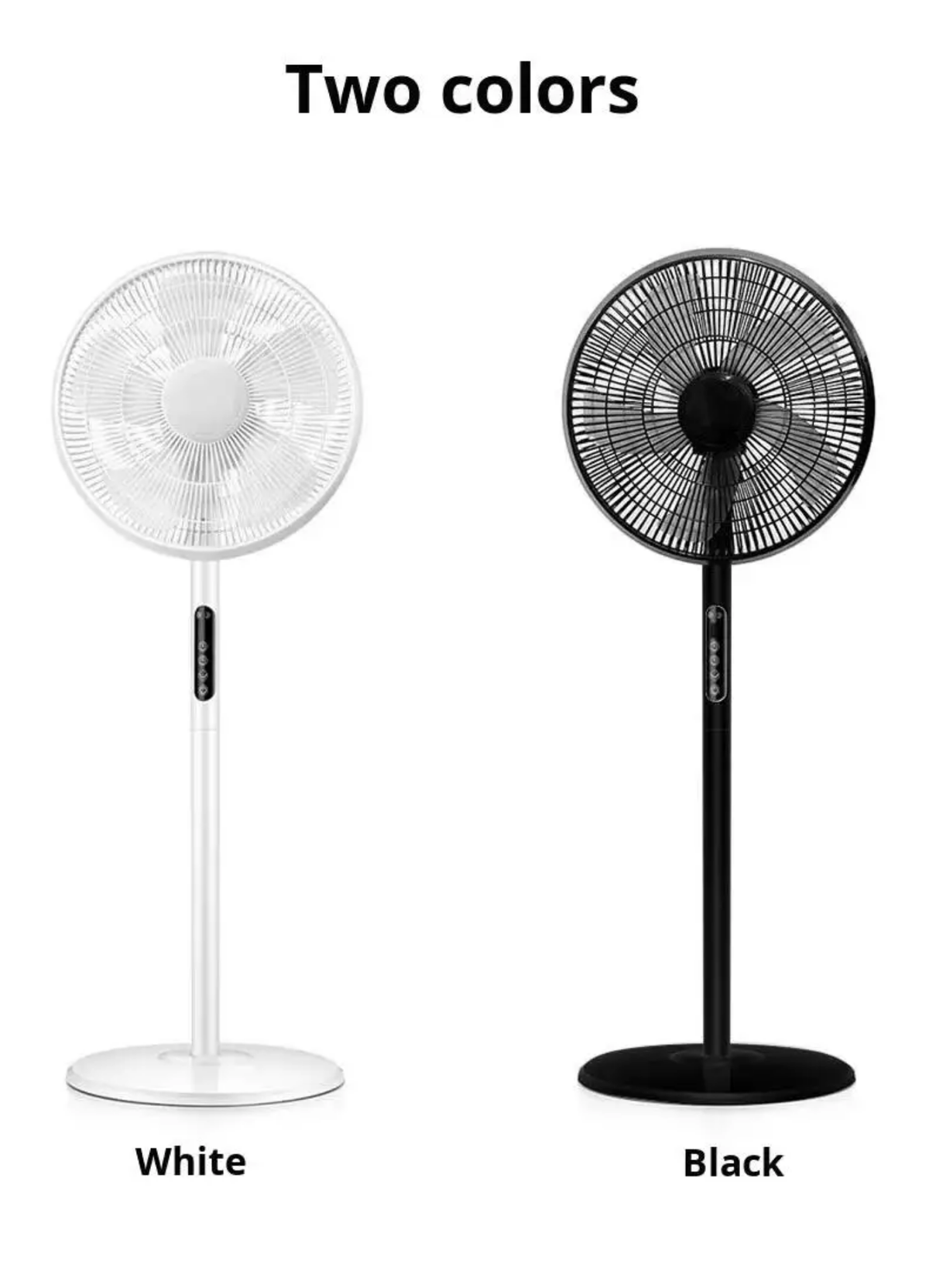 7-Leaf Soft Wind Remote Control Electric Floor Fan