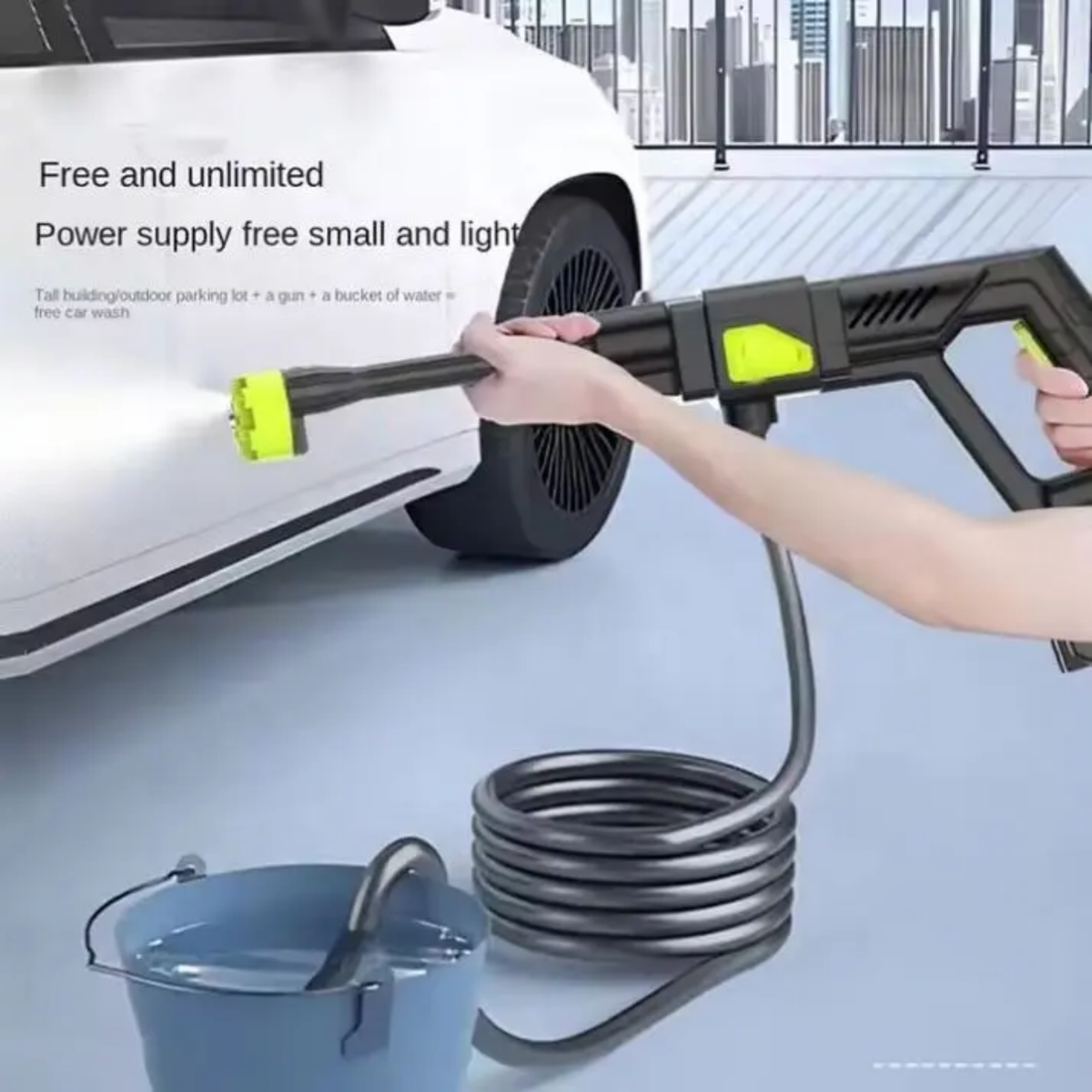 MDHL 48V Cordless High-Pressure Car Washing & Cleaning Gun