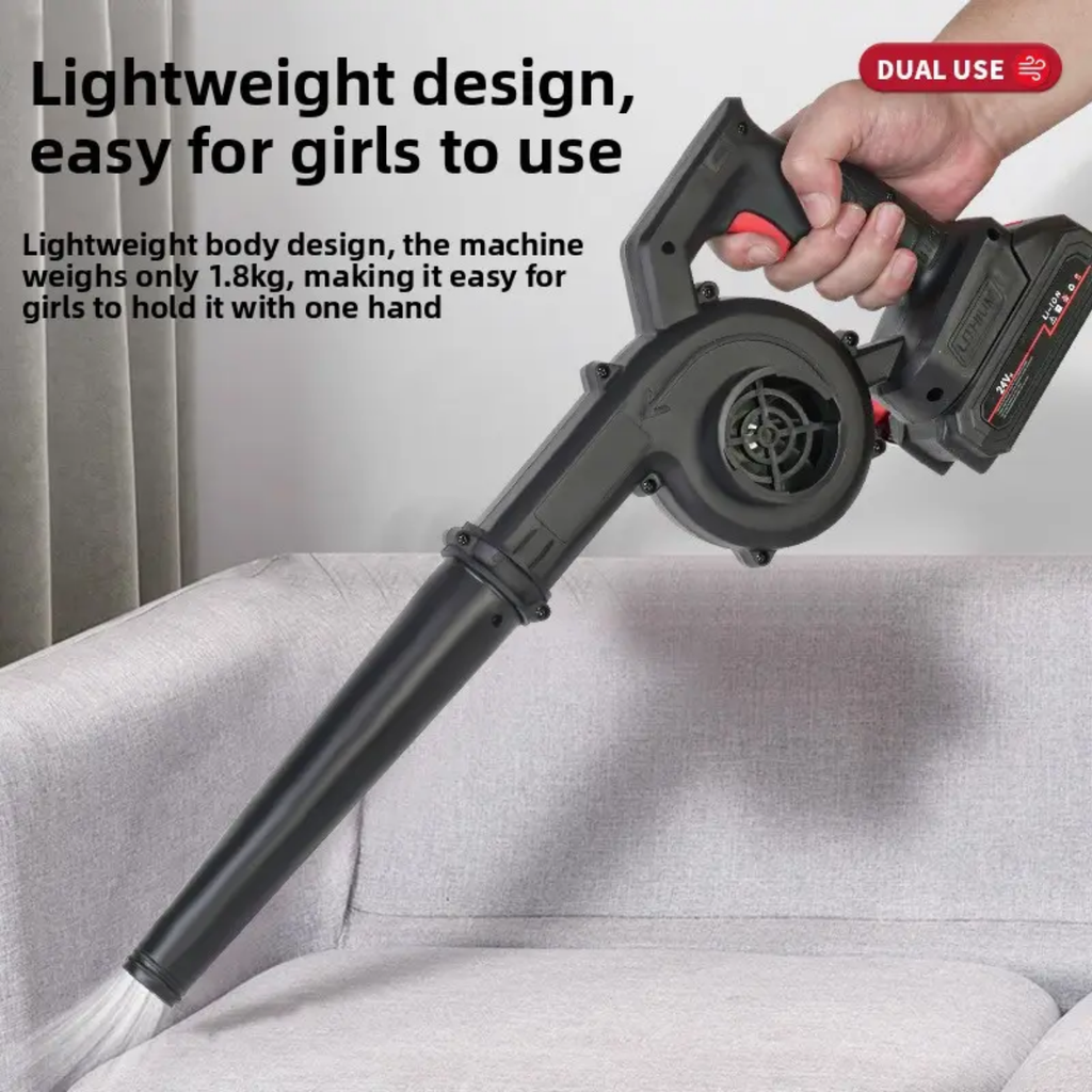 48VF Cordless Electric Air Blower & Dust Vacuum Tool