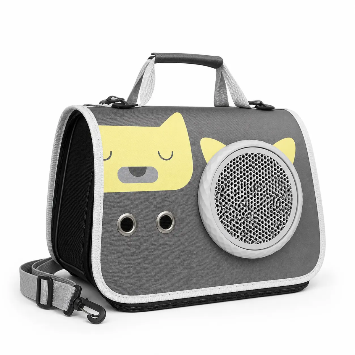 Portable Breathable Pet Carrier Bag with Mesh Ventilation