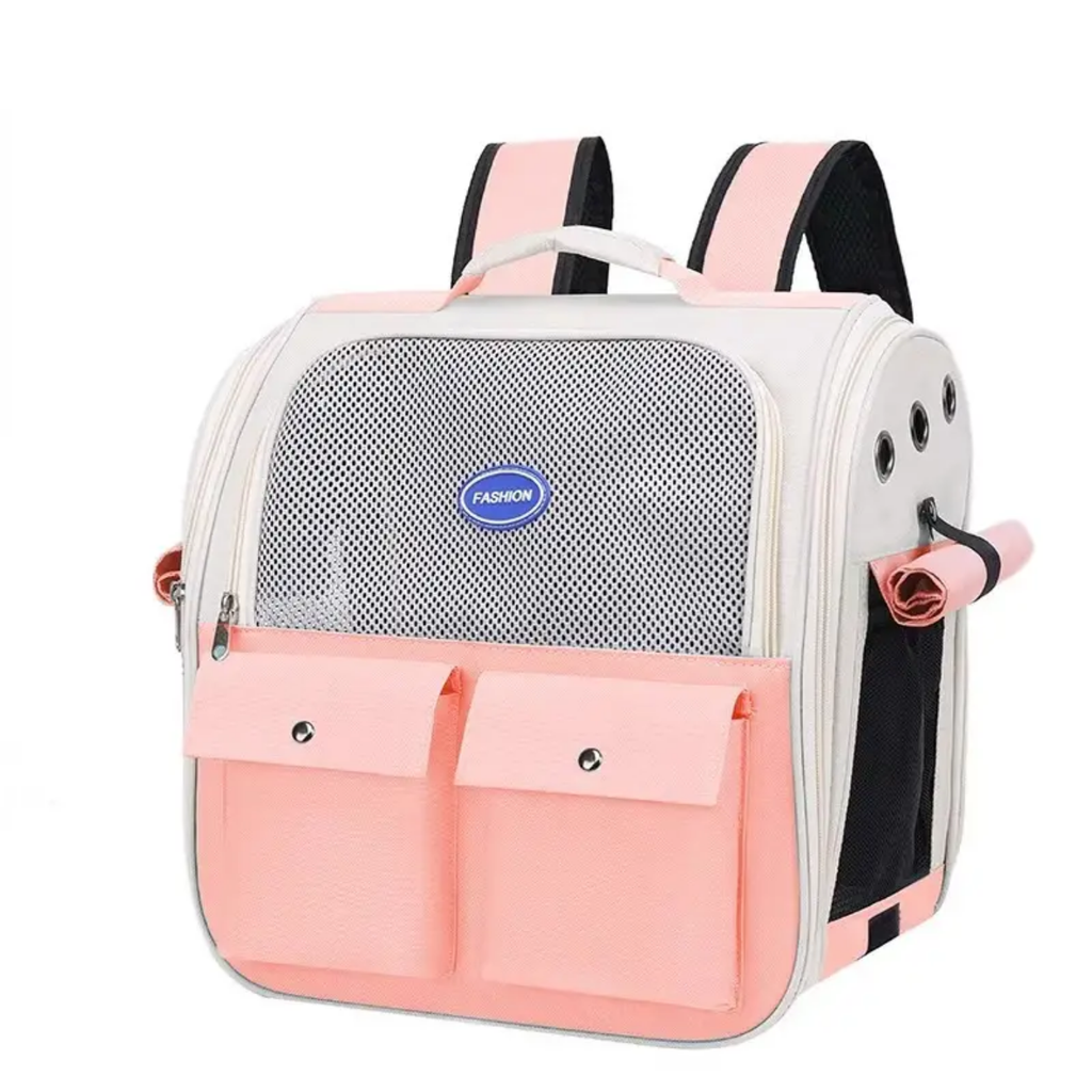 Portable Breathable Pet Carrier Bag with Mesh Ventilation