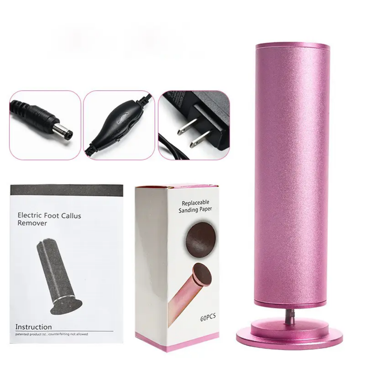 Electric Foot Callus Remover & Pedicure File Set