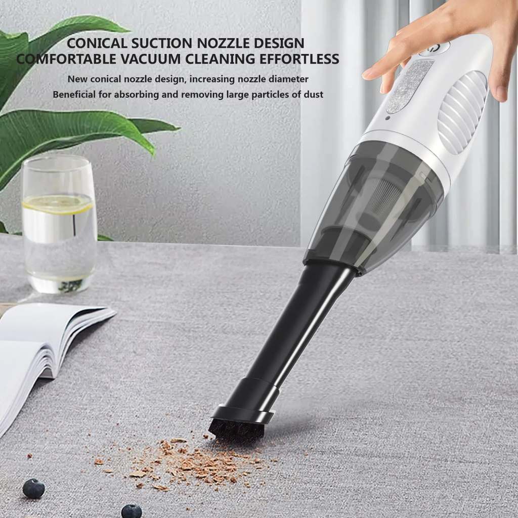 Compact Handheld Cordless Car & Home Vacuum Cleaner