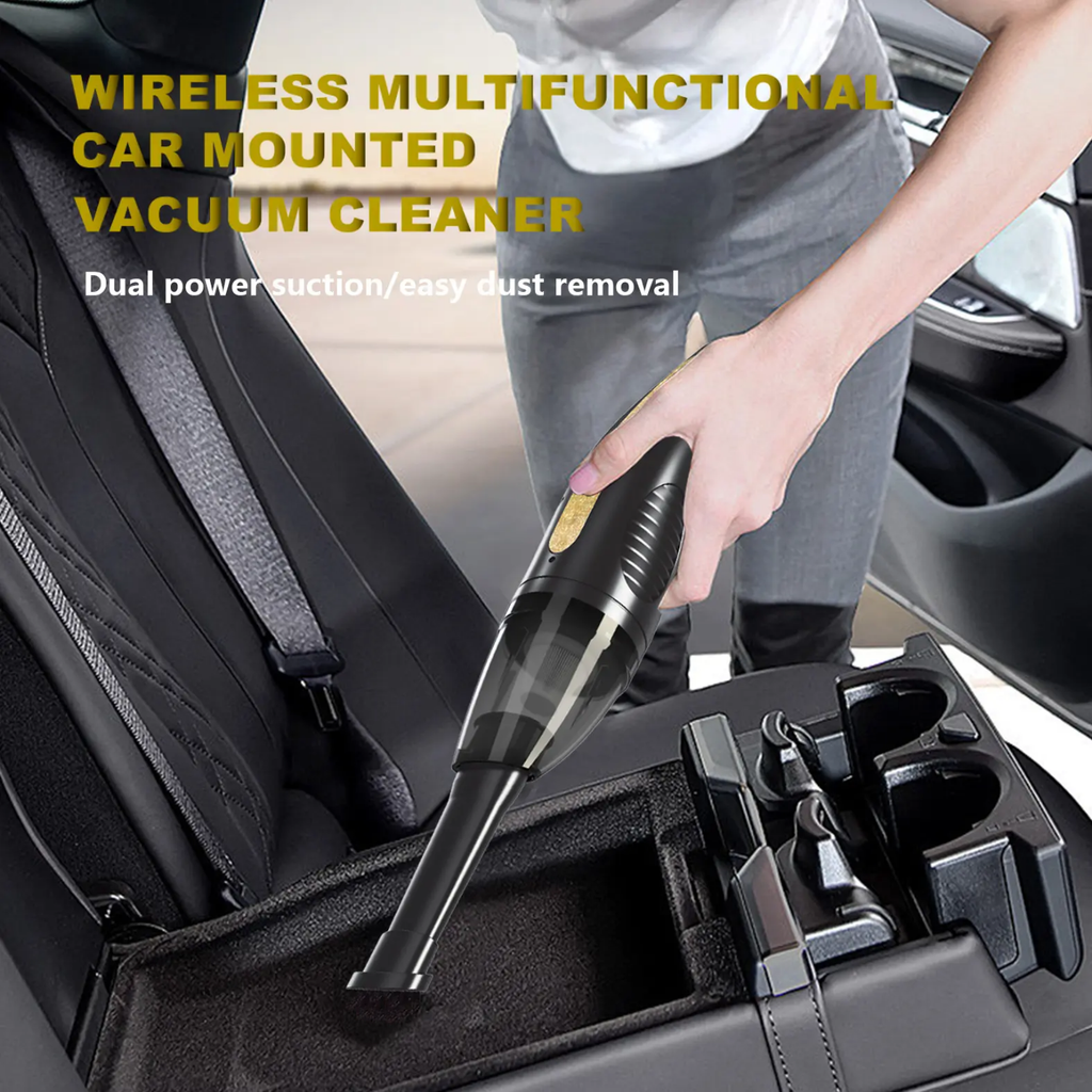 Compact Handheld Cordless Car & Home Vacuum Cleaner