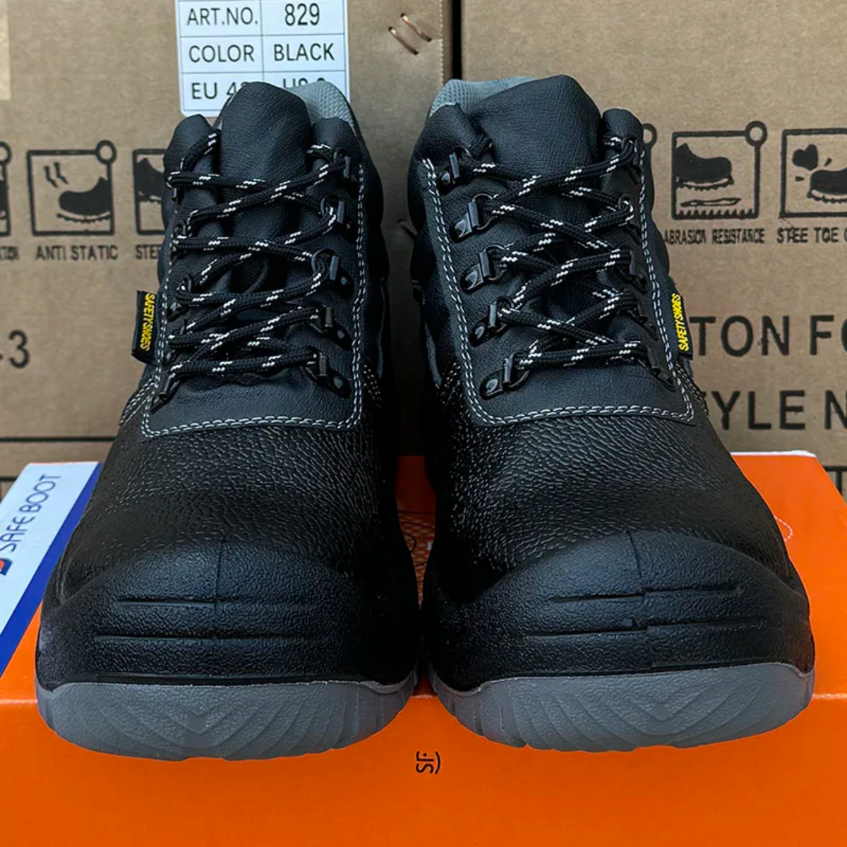 Model 829 Heavy-Duty Steel Toe Safety Work Boots
