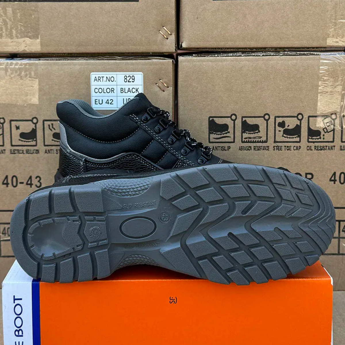 Model 829 Heavy-Duty Steel Toe Safety Work Boots