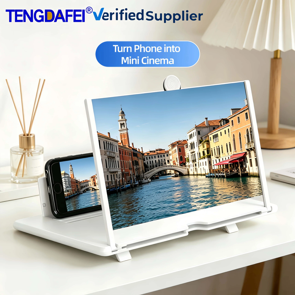 Portable Smartphone Screen Magnifier & Stand