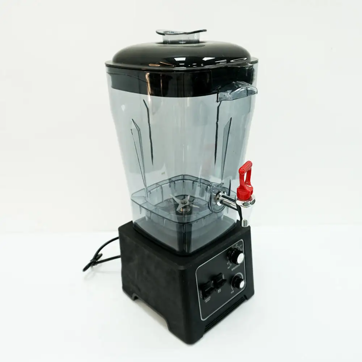 Commercial Heavy-Duty Blender with Dispensing Spigot & Timer