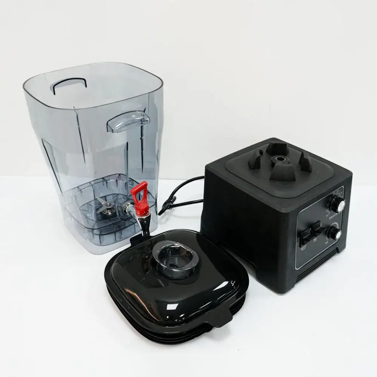 Commercial Heavy-Duty Blender with Dispensing Spigot & Timer