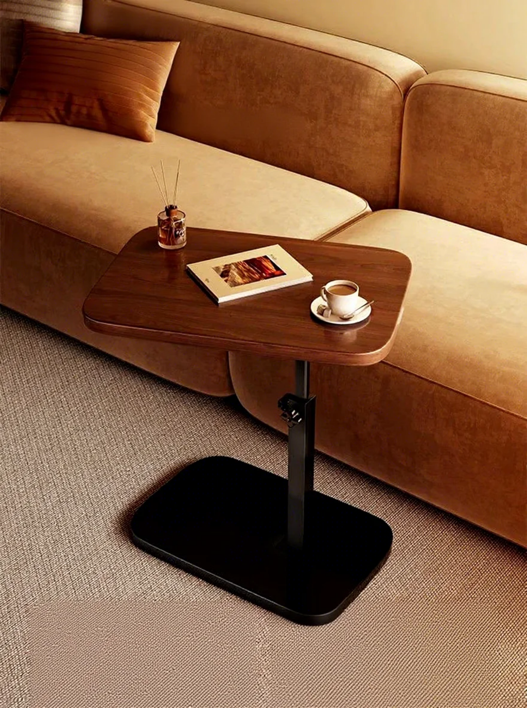 Adjustable Mobile Laptop Stand & Rolling Overbed Study Desk