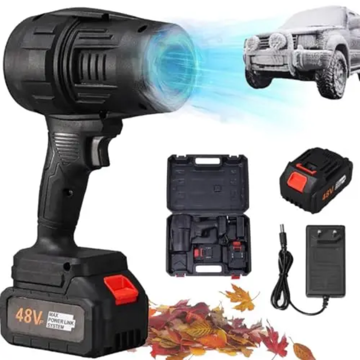 48V Cordless Electric Air Blower & Handheld Jet Fan
