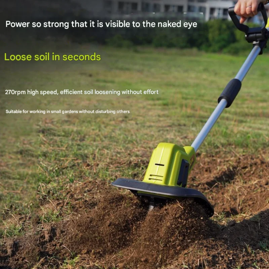 Cordless Electric Garden Cultivator & Soil Tiller