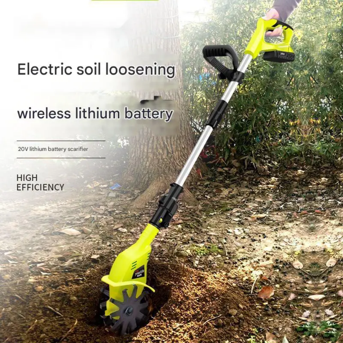 Cordless Electric Garden Cultivator & Soil Tiller