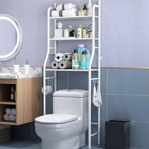 3-Tier Over-the-Toilet Space Saver – Modern Bathroom Organizer Rack