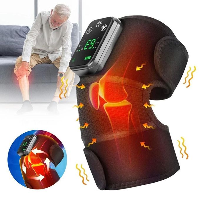 Heated & Massaging Knee Pad – Joint Pain Relief & Thermal Therapy Wrap