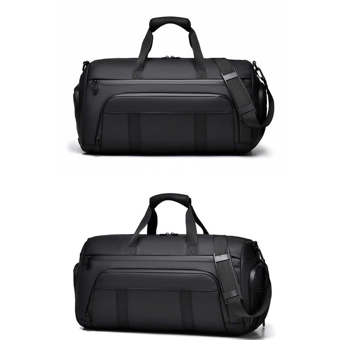 Travel Bag Sports Gym Bag Stylish Duffel Bag Polyester Fitness Bag With Shoe Storage
