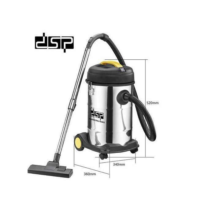 DSP Professional series industrial-style drum vacuum cleaner,