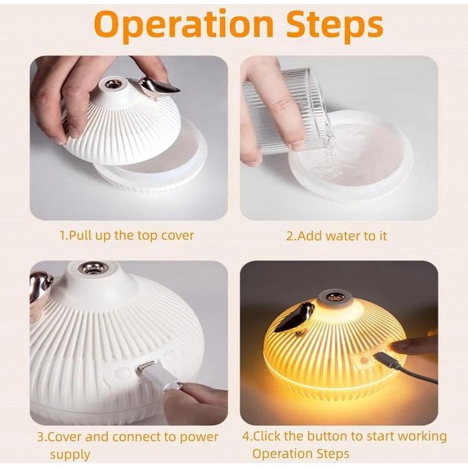 Decorative Bird-Themed Ultrasonic Humidifier and Aroma Diffuse